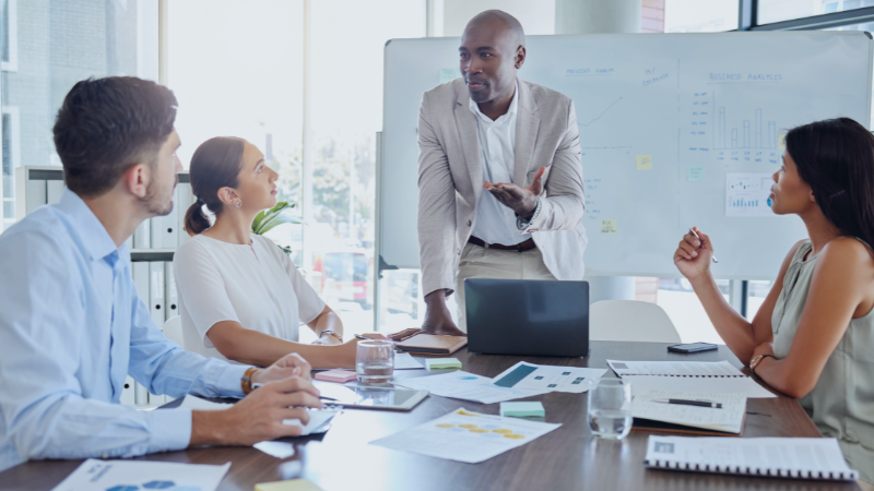 People at a conference table