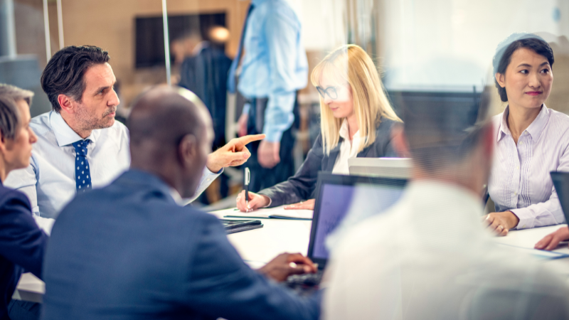 People in board room